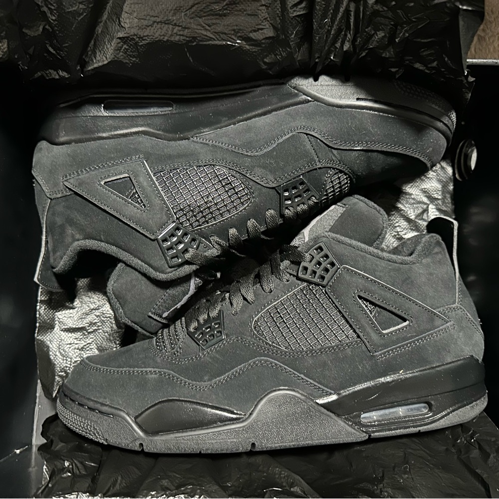 All Black Air Jordan 4 Retro